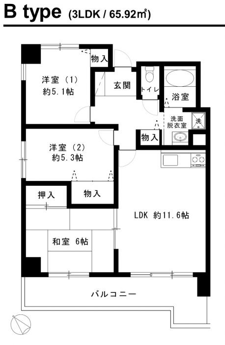 フローラル藤が丘　B タイプ
